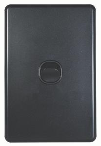 FLAT CAT SWITCH VERT 1G 16A MATT BLACK FLAT CAT SWITCH VERT 1G 16A MATT BLACK