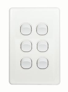 FLAT CAT SWITCH VERT 6G 16A WHITE FLAT CAT SWITCH VERT 6G 16A WHITE