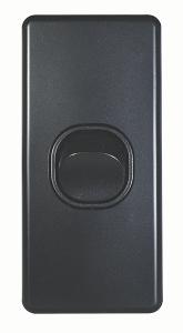 FLAT CAT ARCH SWITCH VERT 1G 16A MAT BLK FLAT CAT ARCH SWITCH VERT 1G 16A MAT BLK