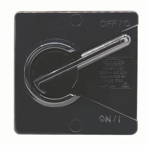 HIPPO W/P ISOLATOR SMALL IP66 20A 1P BLK HIPPO W/P ISOLATOR SMALL IP66 20A 1P BLK