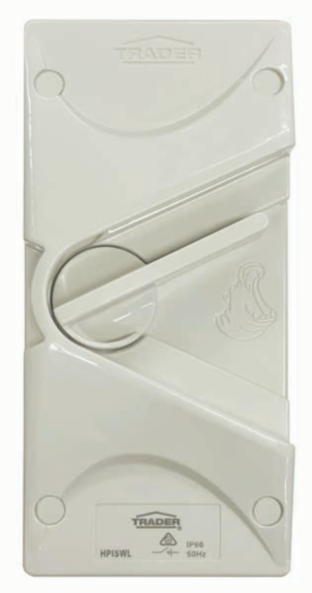 HIPPO W/P ISOLATOR LARGE IP66 63A 2P GRY