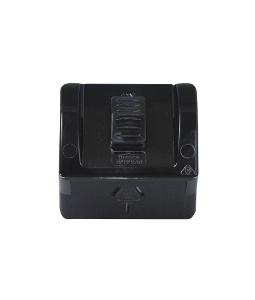 WPROOF GPO IP54 15A 250V BLACK WPROOF GPO IP54 15A 250V BLACK