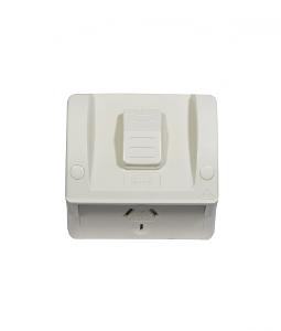 SINGLE OUTDOOR POWER POINT IP54 10A