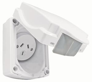 HIPPO SINGLE AUTO W/P GPO IP54 10A GREY HIPPO SINGLE AUTO W/P GPO IP54 10A GREY
