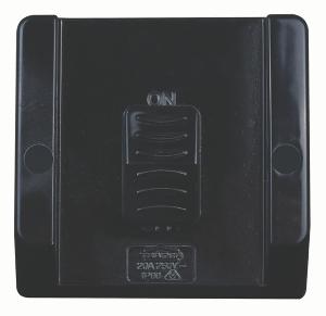 HIPPO W/P SWITCH IP66 20A 1GANG BLACK HIPPO W/P SWITCH IP66 20A 1GANG BLACK