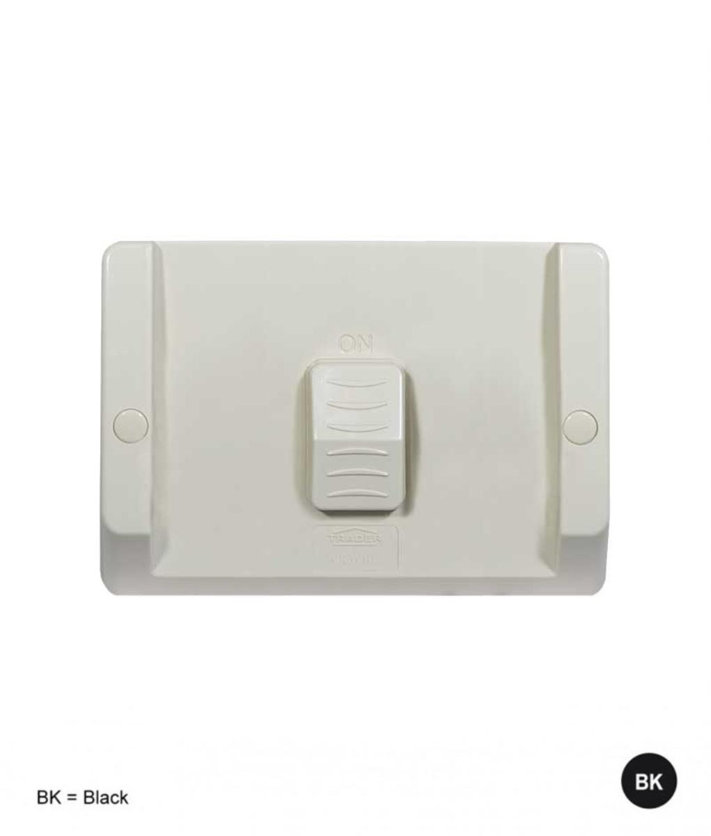 W/P SWITCH SGL IP66 16AX20A 250V LG B/BX