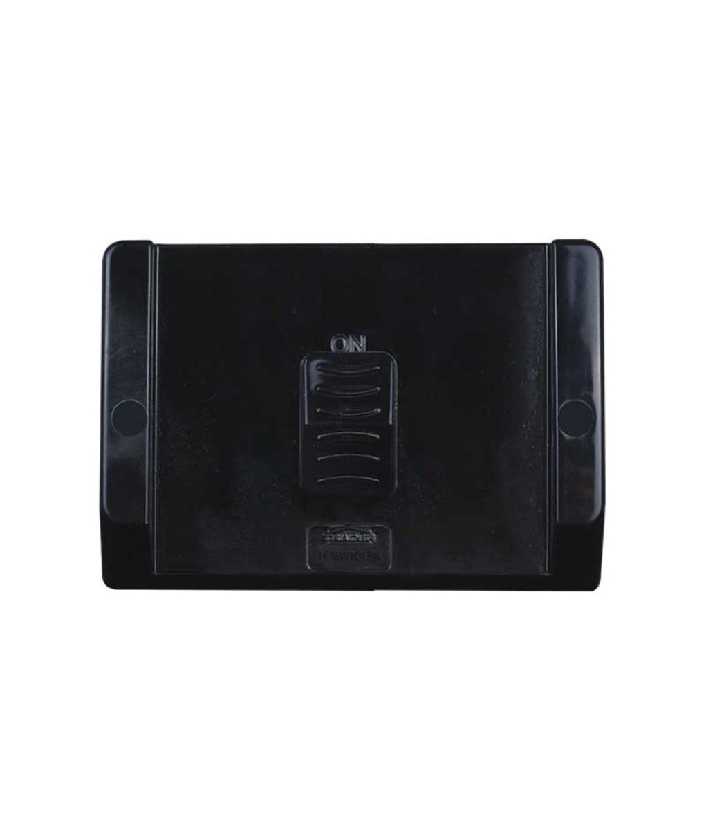W/P SW SGL IP66 16AX20A 250V BK LG B/BX