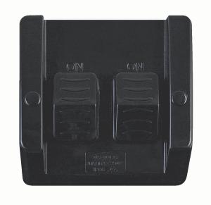 HIPPO W/P SWITCH IP66 20A 2GANG BLACK HIPPO W/P SWITCH IP66 20A 2GANG BLACK
