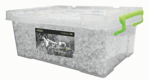 CABLE CLIPS FLAT 10MM WHITE BUCKET 5000 CABLE CLIPS FLAT 10MM WHITE BUCKET 5000