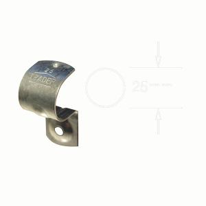 HALF SADDLE ZINC PLATED 25MM HALF SADDLE ZINC PLATED 25MM