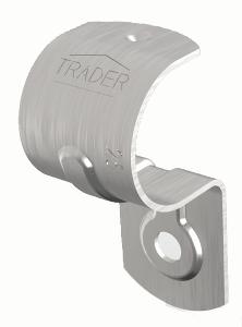 HALF SADDLE 25MM STAINLESS STEEL 6.5 HOL HALF SADDLE 25MM STAINLESS STEEL 6.5 HOL