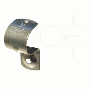 HALF SADDLE ZINC PLATED 32MM HALF SADDLE ZINC PLATED 32MM