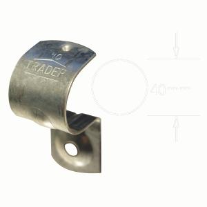 HALF SADDLE ZINC PLATED 40MM HALF SADDLE ZINC PLATED 40MM