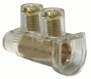 DOUBLE SCREW CONNECTOR 3X6MM 40A 50PK DOUBLE SCREW CONNECTOR 3X6MM 40A 50PK