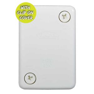 HYENA JUNCTION BOX 3 TERM 40A 250V WHITE HYENA JUNCTION BOX 3 TERM 40A 250V WHITE