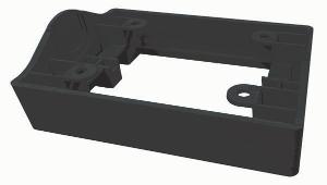 HYENA MOUNT FLANGE HOR CORRO 14MM BLACK HYENA MOUNT FLANGE HOR CORRO 14MM BLACK