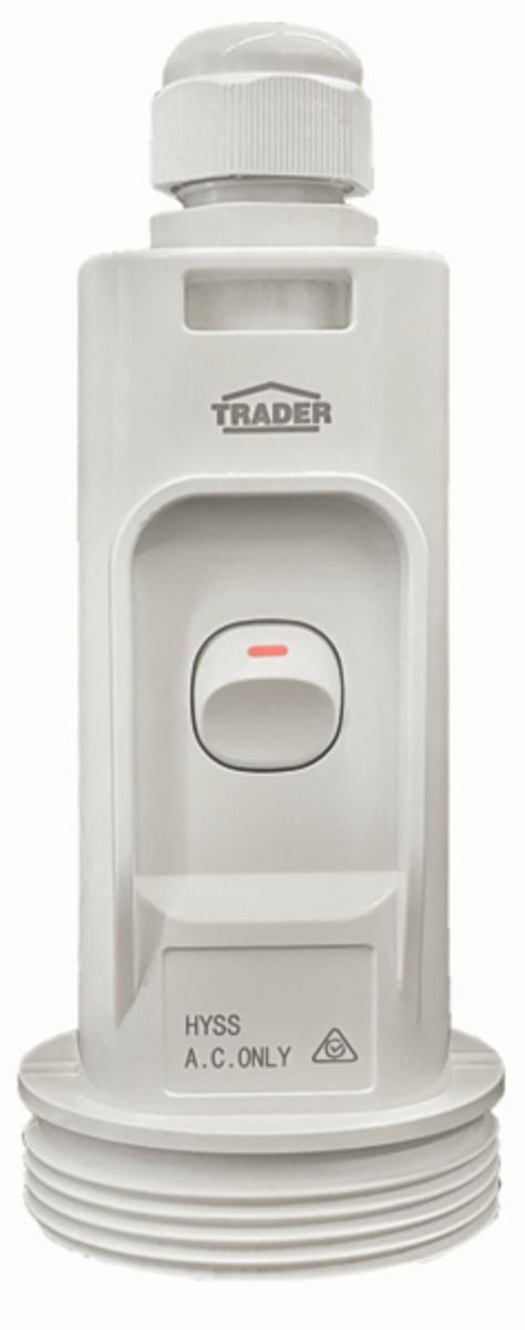 HYENA SUSPENDED SGL GPO 10A 3PIN GREY