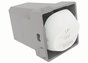 MEERKAT MECH 3POS 16A UP OFF DOWN M/WHT MEERKAT MECH 3POS 16A UP OFF DOWN M/WHT