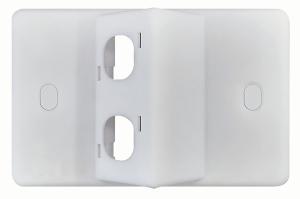 PLATE HORIZTL 2G ANGLED ENTRIES FOR DATA PLATE HORIZTL 2G ANGLED ENTRIES FOR DATA