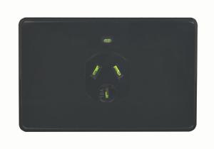PUMA AUTO SINGLE GPO 10A HORIZ BLACK PUMA AUTO SINGLE GPO 10A HORIZ BLACK