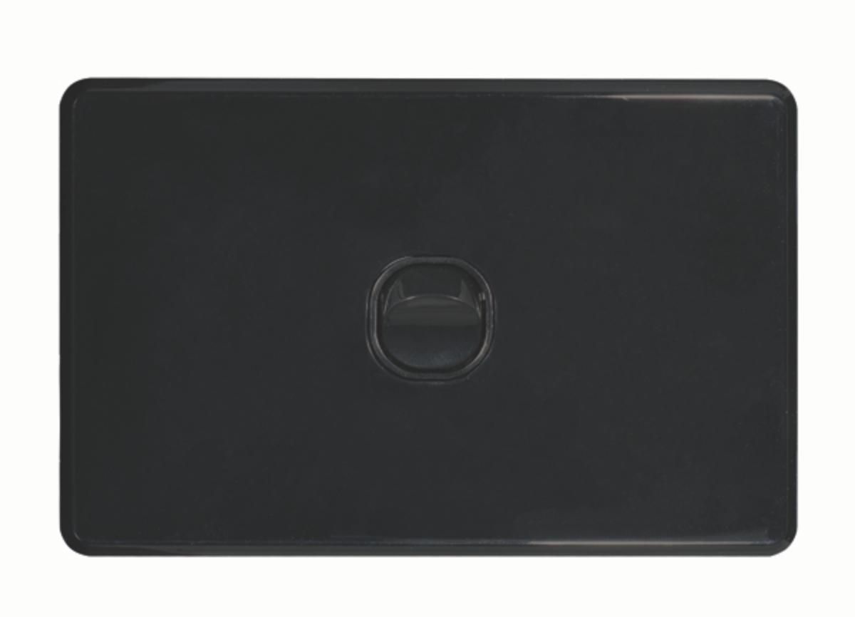 PUMA SWITCH HORIZ 1G 16A BLACK