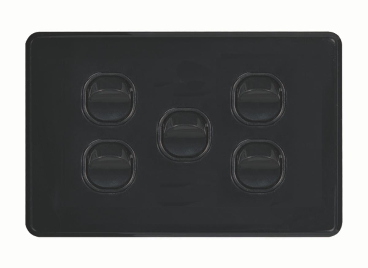 PUMA SWITCH HORIZ 5G 16A BLACK