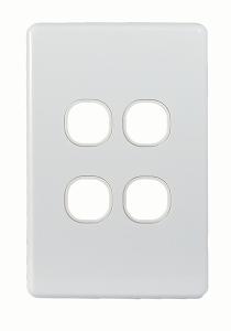 PUMA SWITCH PLATE LESS MECH VERT 4G WHT PUMA SWITCH PLATE LESS MECH VERT 4G WHT