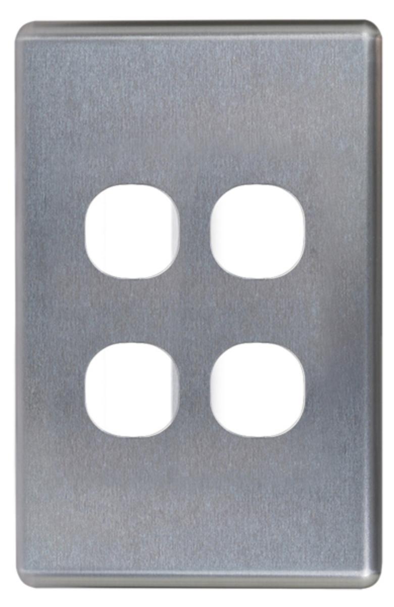PUMA SWITCH COVER VERT 4G BRUSHED ALUM