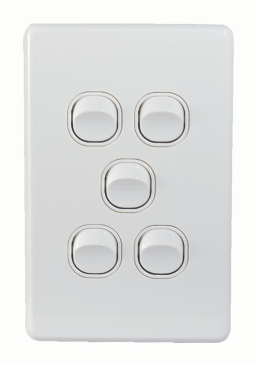 PUMA SWITCH VERTICAL 5G 16A WHITE