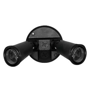 SPOTLIGHT TWIN HEAD LAMPHOLDER ES E27 BK SPOTLIGHT TWIN HEAD LAMPHOLDER ES E27 BK