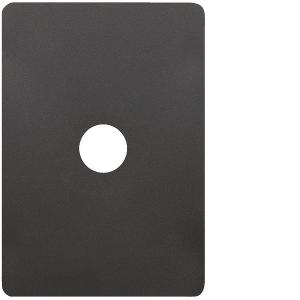 ALLURE 1 GANG SWITCH PLATE MATT BLACK ALLURE 1 GANG SWITCH PLATE MATT BLACK