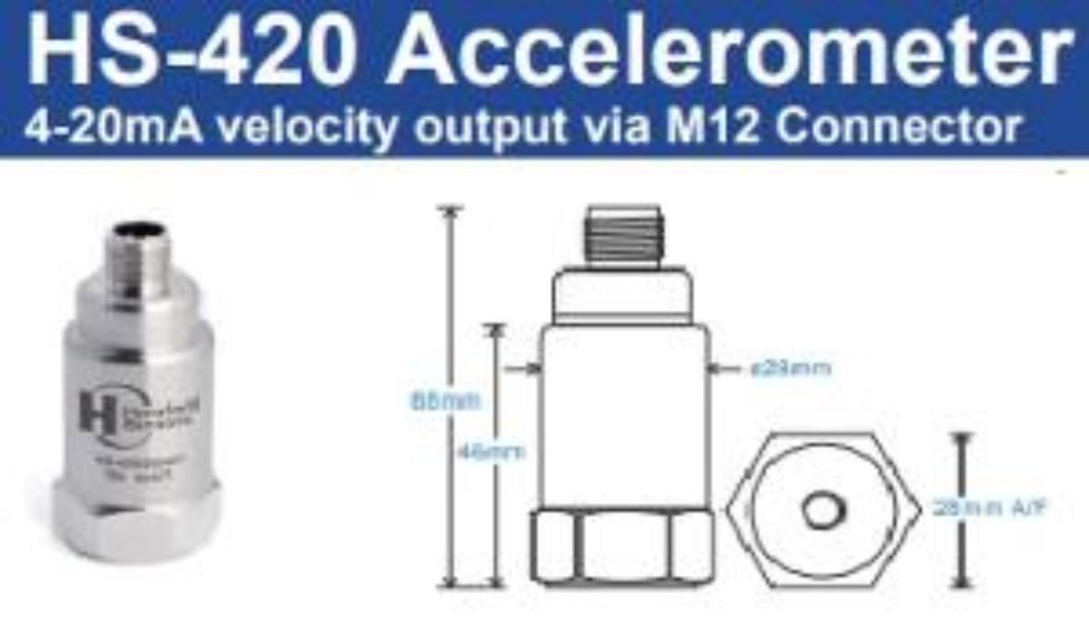 VIBRATION PROBE 4-20MA 0-25MM/S RMS 10 T