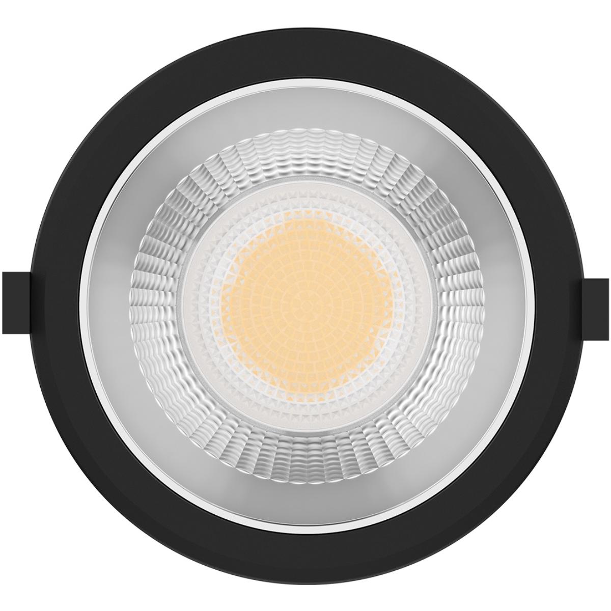 D/LIGHT ASTRAL REC 20W CCT 170MM BLACK