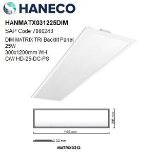 LED PANEL MATRIX DIM 25W CCT 1200X300 LED PANEL MATRIX DIM 25W CCT 1200X300
