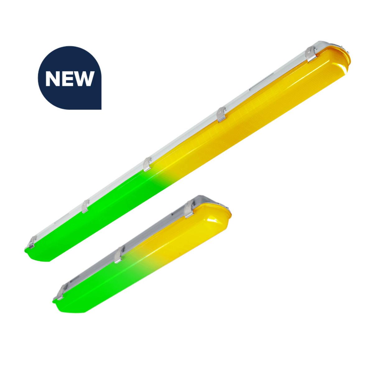 BATTEN IP65 20W 600MM YELLOW/GREEN