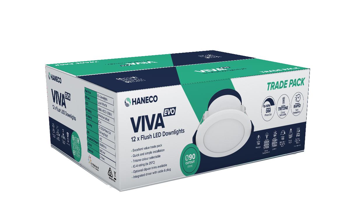 LED D/LIGHT VIVA EVO TRADE PACK 90MM C/O