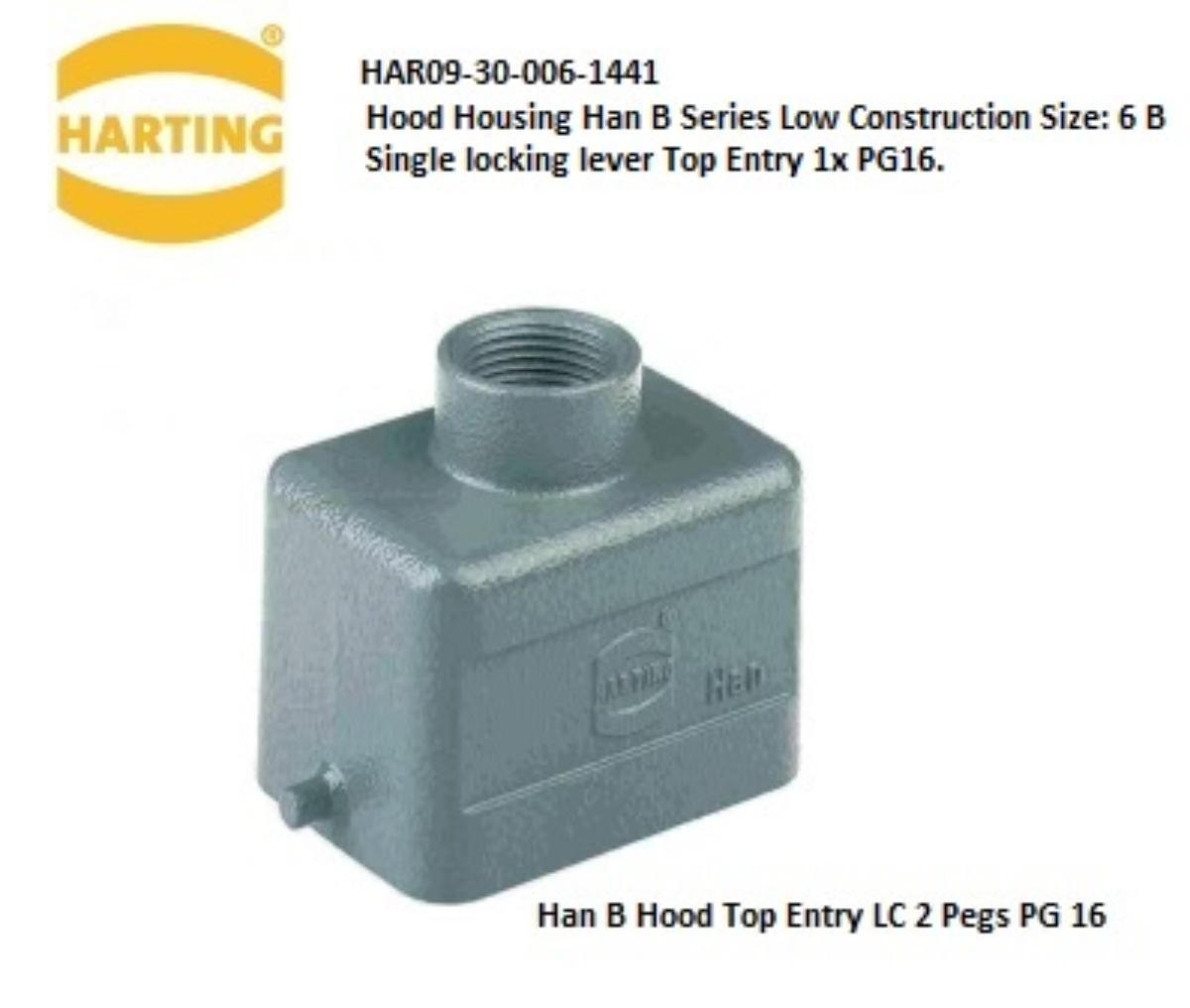 ELM 1199843 HARTING HAN HOOD TOP ENTRY S