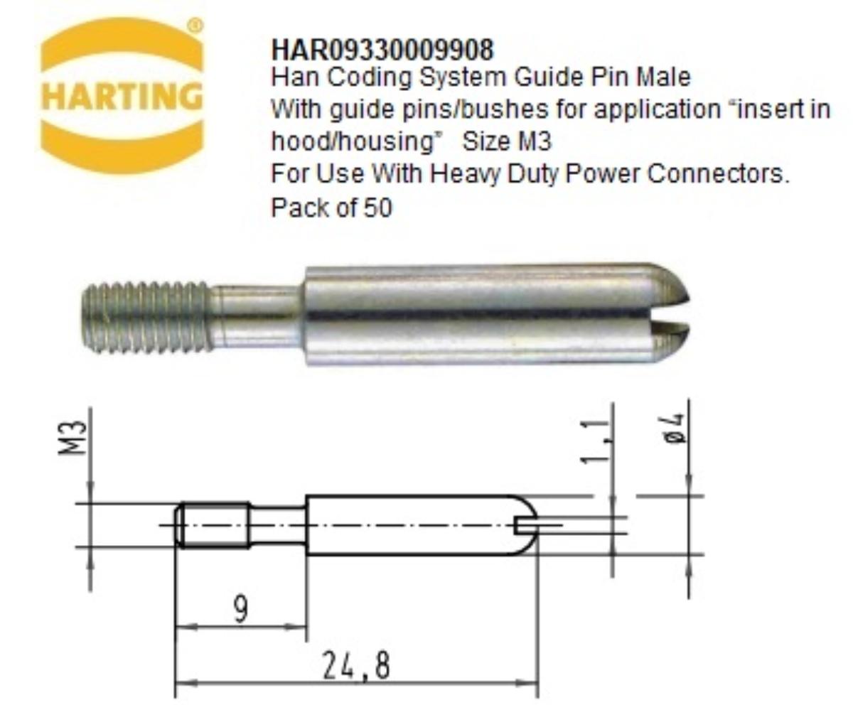 GUIDE PIN STANDARD MOQ 50PCS