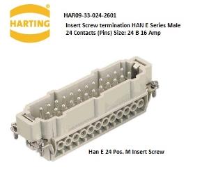 ELM 462664 HARTING HAN E 24 PIN+E MALE I ELM 462664 HARTING HAN E 24 PIN+E MALE I