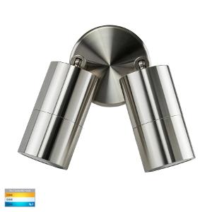 LED WALL LGT ADJ DBL TIVAH 2X5W CCT GU10 LED WALL LGT ADJ DBL TIVAH 2X5W CCT GU10