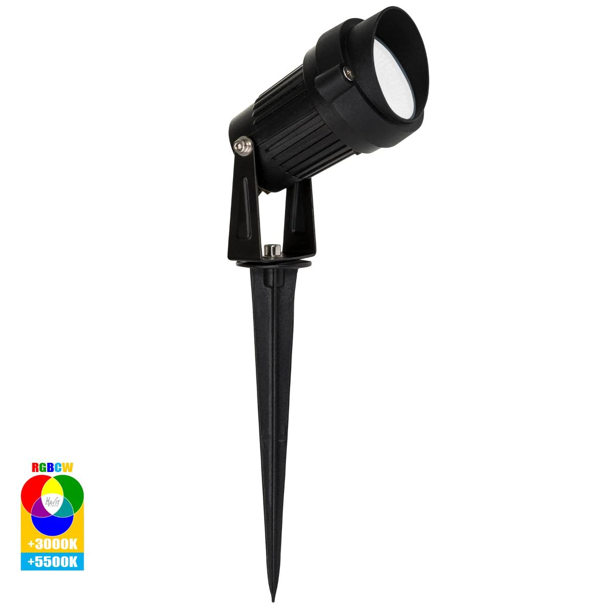 LED ADJ GARDEN SPIKE SGL 12V 3W 3000K