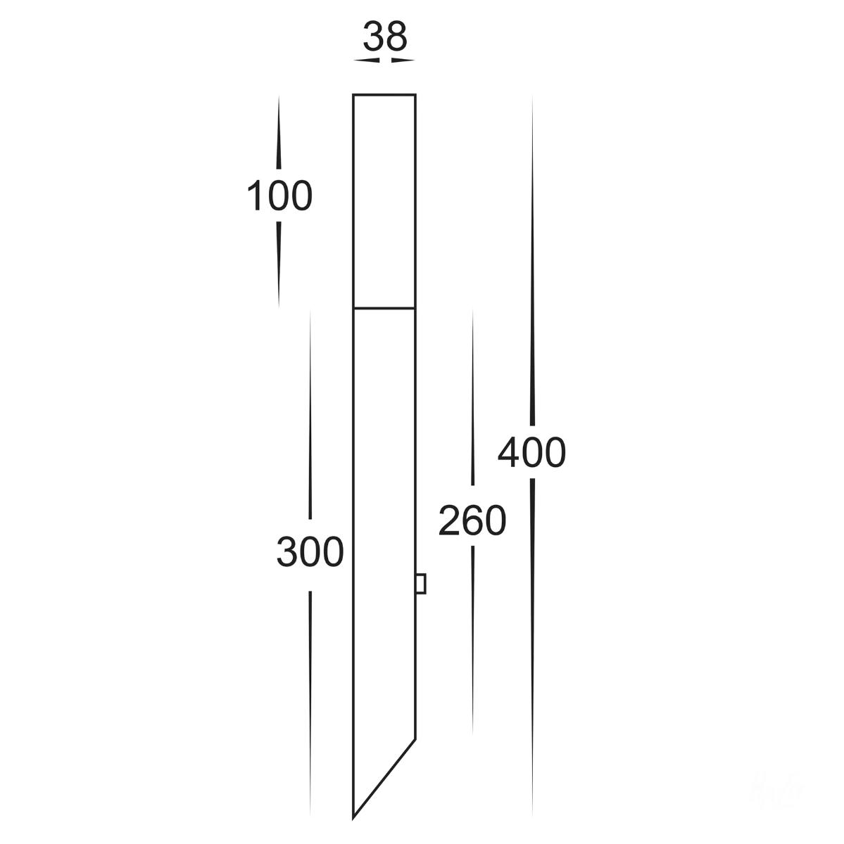 LED FIX GARDEN LIGHT SGL 12V 1.5W 3000K