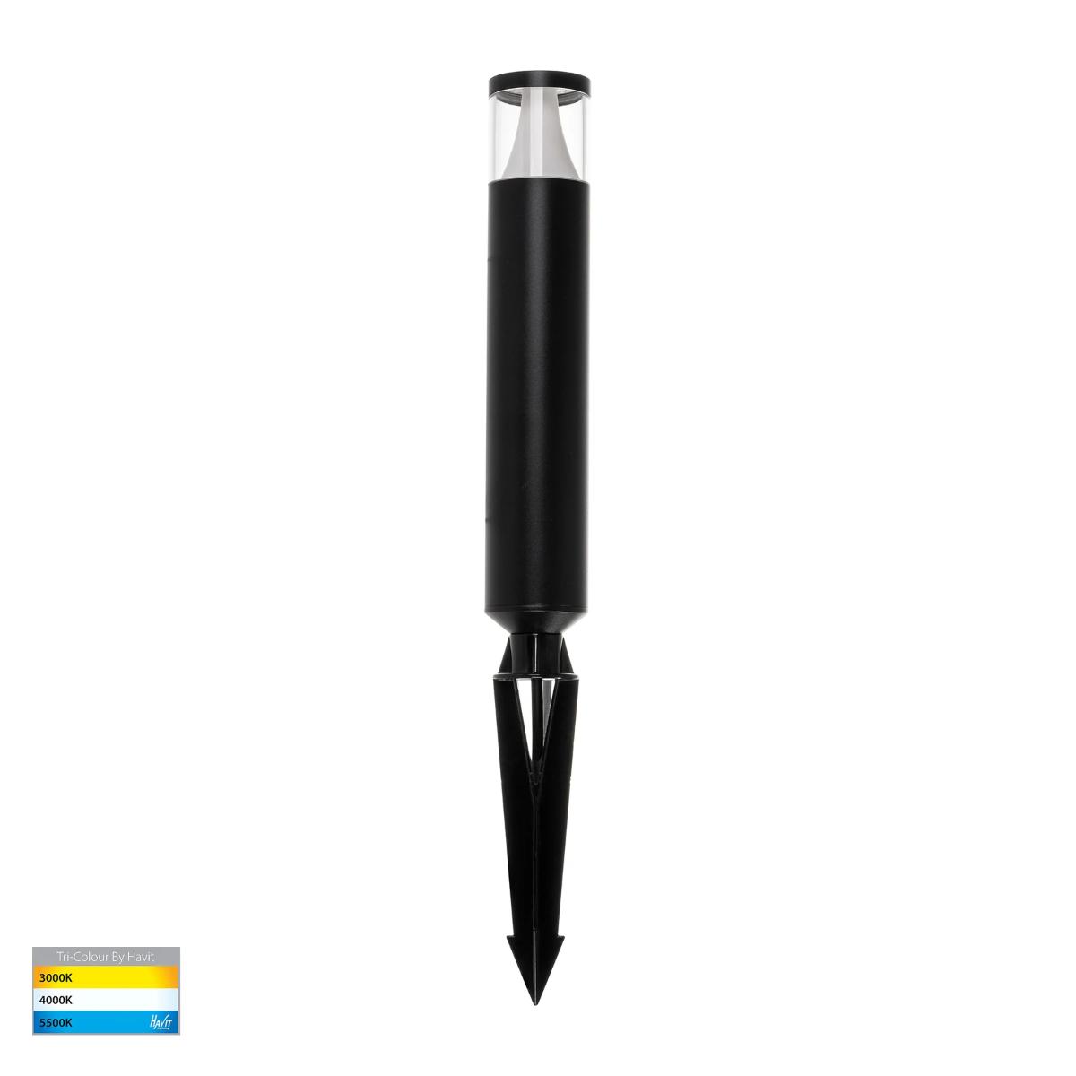 LED FIX GDN SPIKE SGL 12VDC 5W 210MM BLK