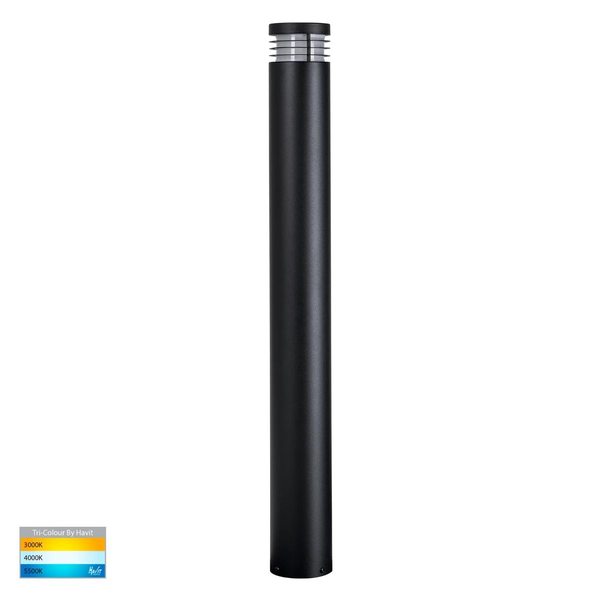 LED BOLLARD MAXI 240V 9W ES CCT BLACK