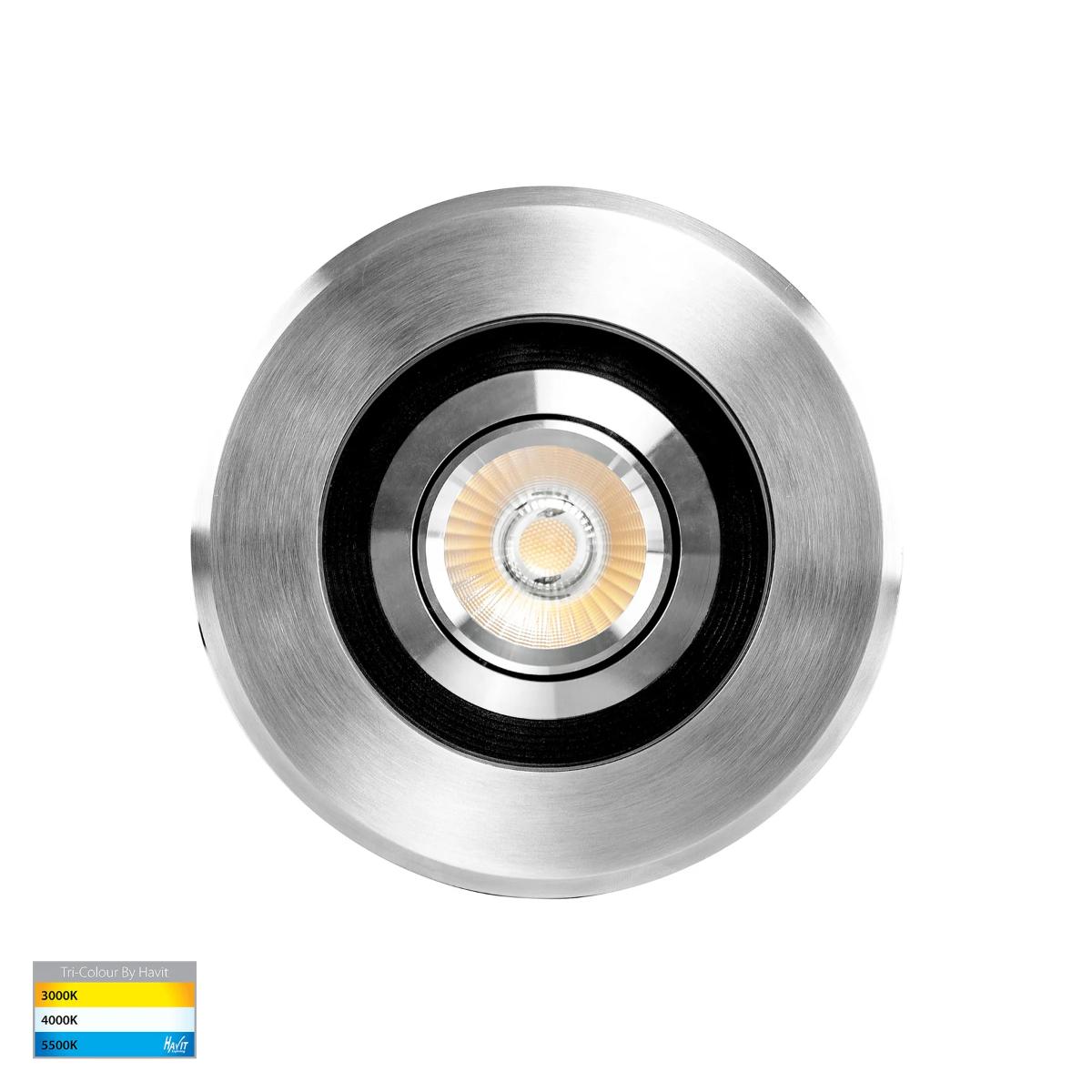 ADJ IN-GROUND UPLIGHTER RND 12VDC 5W CCT