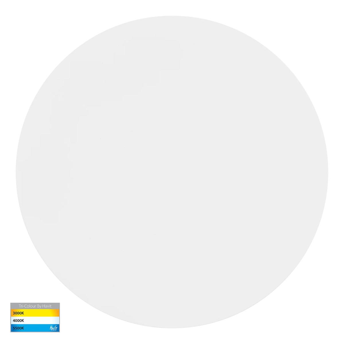 LED WALL LIGHT RND HALO S/M 24W CCT WHT