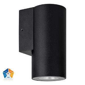 LED WALL LGT ARIES AL RND FIXED DWN BLK LED WALL LGT ARIES AL RND FIXED DWN BLK