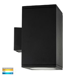 LED WALL LGT UP/DN PORTER 2X15W CCT BLK LED WALL LGT UP/DN PORTER 2X15W CCT BLK
