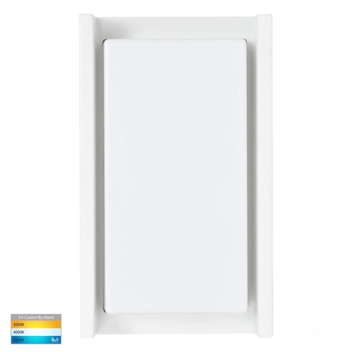 LED WALL LGT RECT NEPEAN 12W CCT WHITE