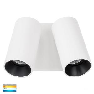 LED WALL LGT ADJ DBL REVO 2X9W CCT WHT LED WALL LGT ADJ DBL REVO 2X9W CCT WHT